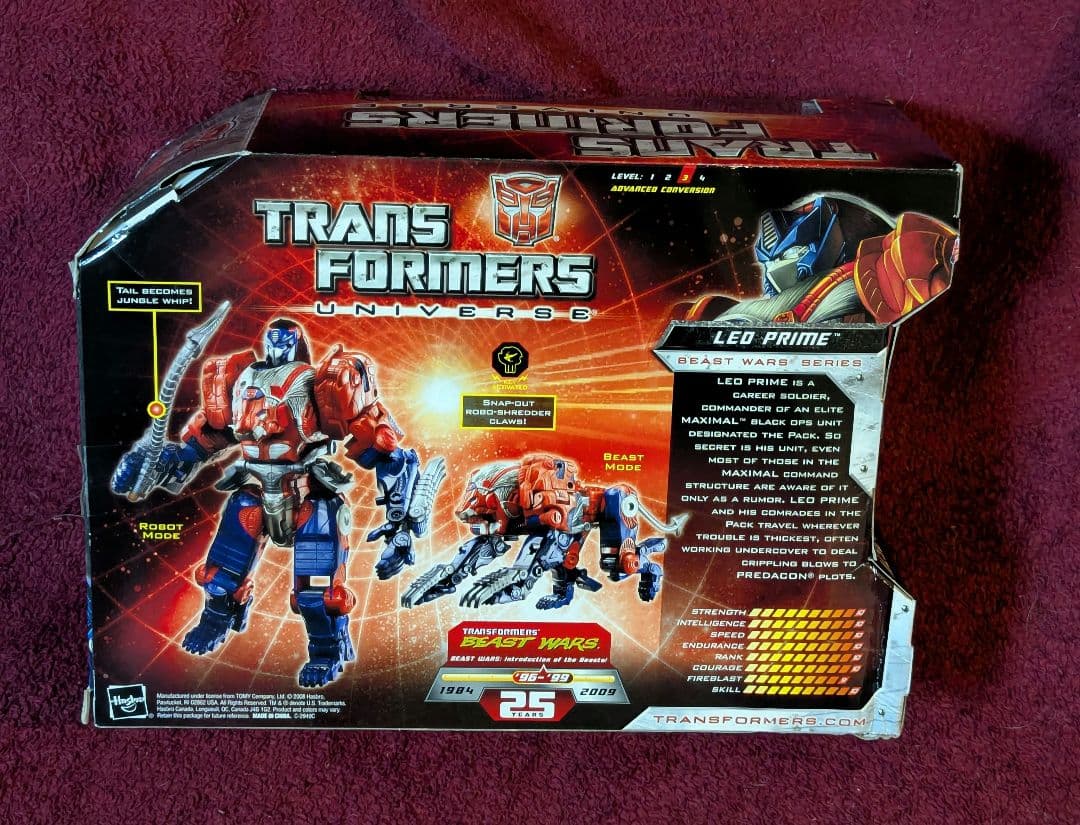 トランスフォーマー　ユニバース　レオプライム