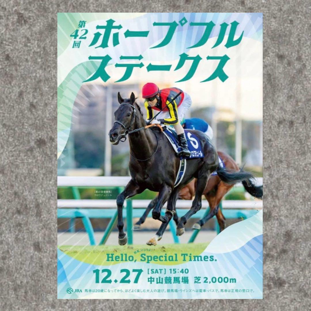 2025年 ホープフルステークス クロワデュノール ポスター
