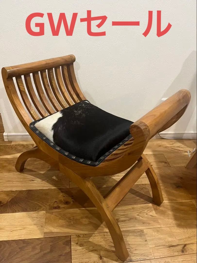 アジアン家具　カルティニチェア　インドネシア作成　スツール　椅子