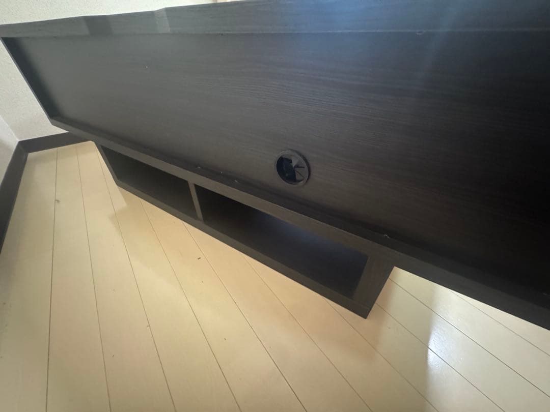 フランフラン　テレビボード　黒色　セルタ