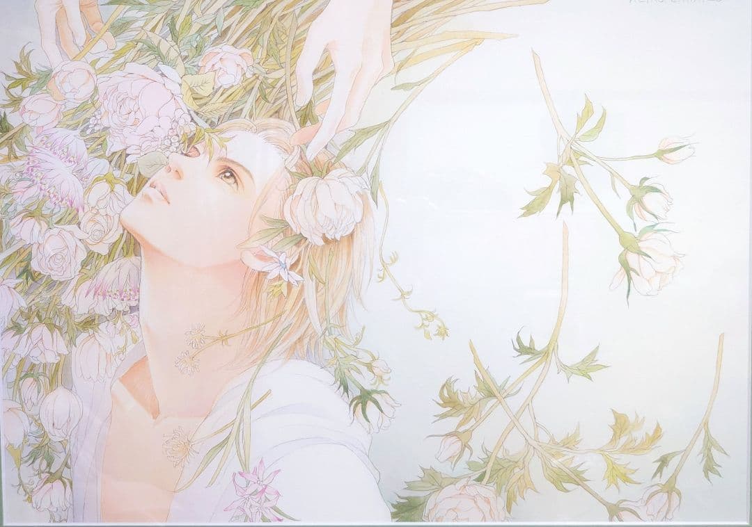 清水玲子　原画展　A5キャラファイングラフ 秘密　複製原画