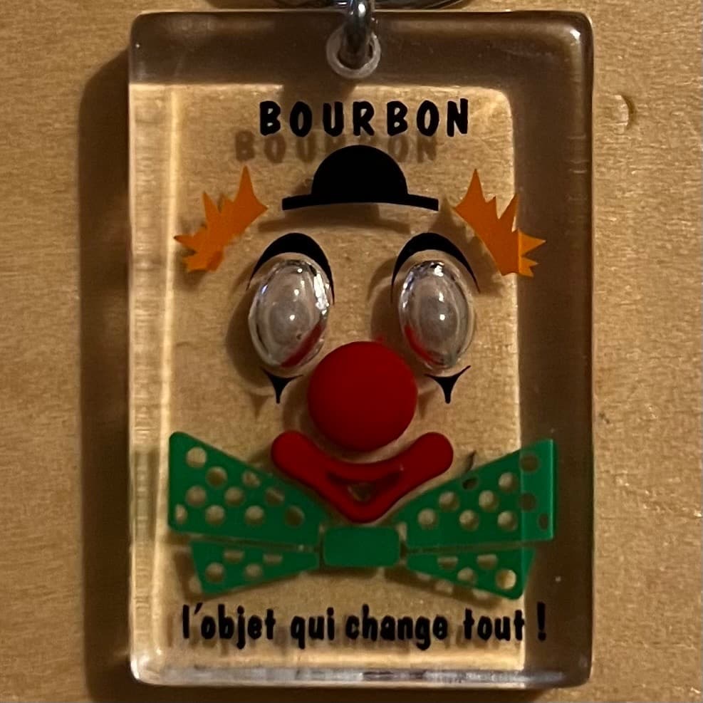ブルボンキーホルダー「BOURBON Clown」