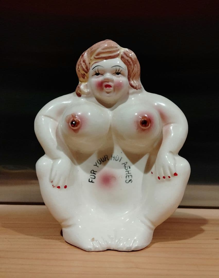 50s ビンテージ トレイ エロ　ヌード　ピンナップ 灰皿