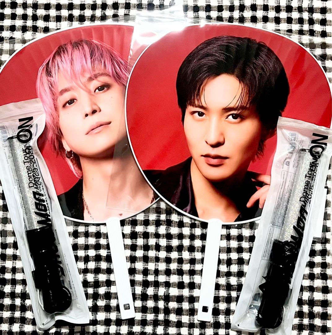 Man 目黒蓮　佐久間大介　ON うちわ、ペンライト