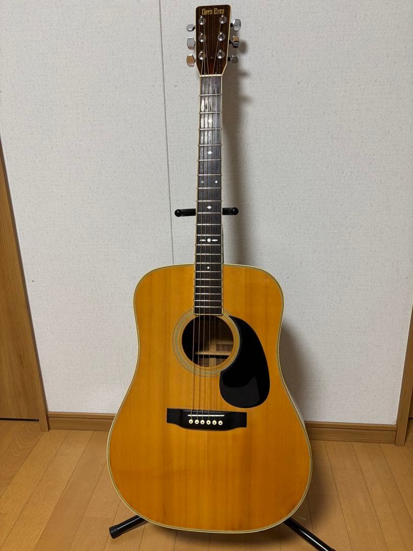 程度上々❗️レア‼️初期型　大文字ロゴCAT'S EYESアコギCE300調整済！