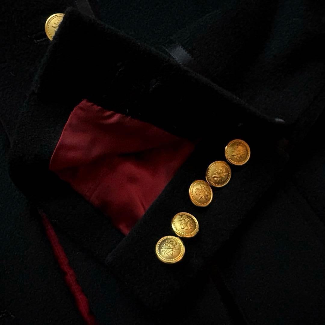 ★アンゴラ混★ REATS TAILOR ZAZOUS ナポレオンジャケット 黒