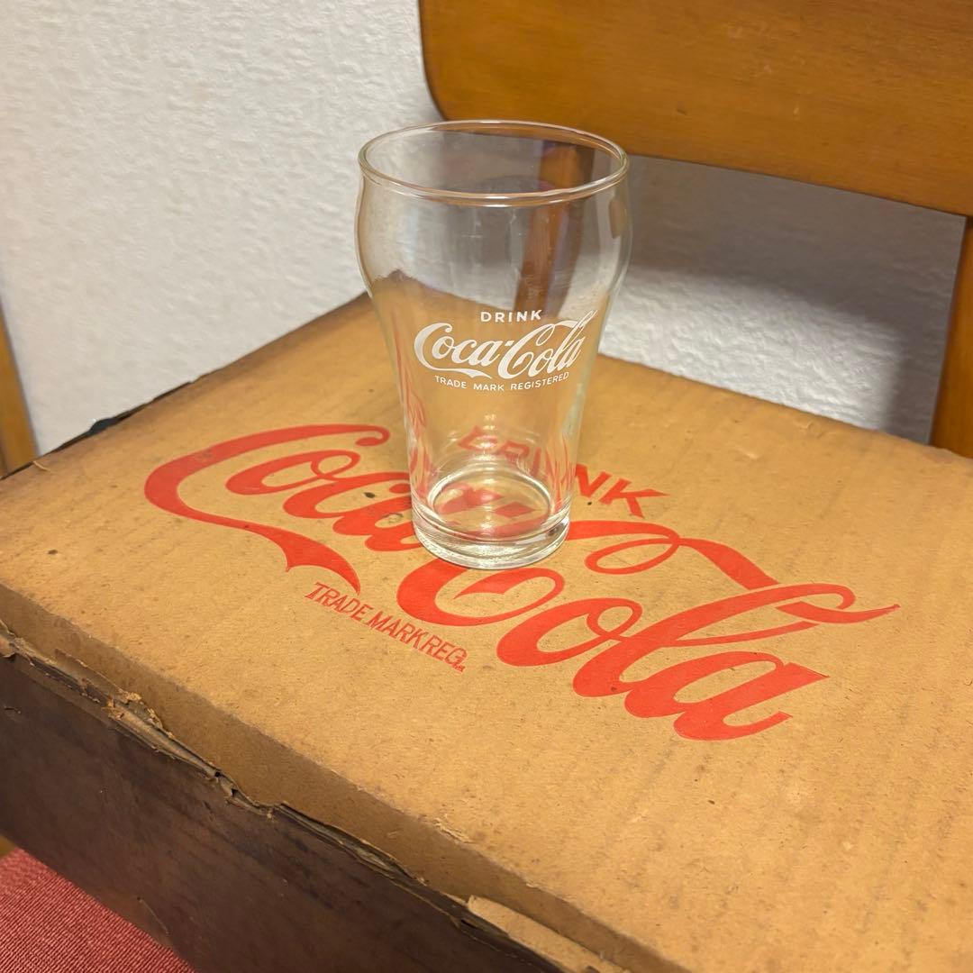 【CocaColaコカコーラ】グラス12個セット✴︎昭和レトロ✴︎箱付き