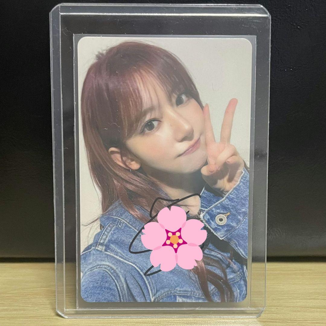 LE SSERAFIM サクラ 直筆サイン入り トレカ ラキドロ ユニバ