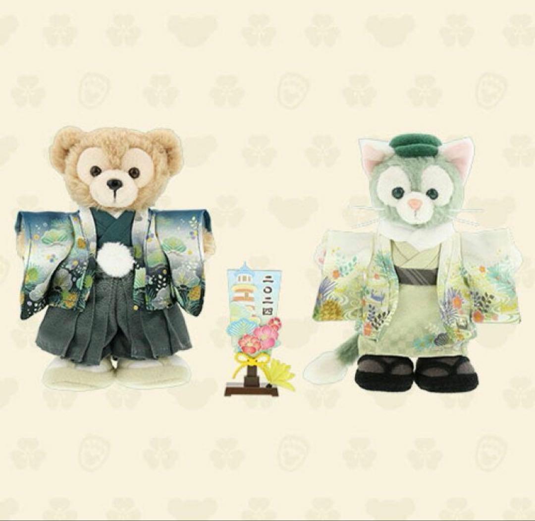 新品未開封 ダッフィー ジェラトーニ 正月 コレクションドール ディズニー