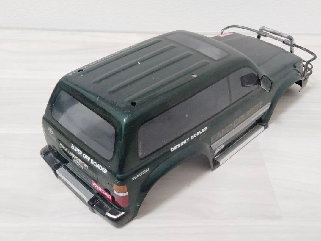 送料込中古ジャンク　トヨタランドクルーザーランクル80ボディ京商エンジンラジコン