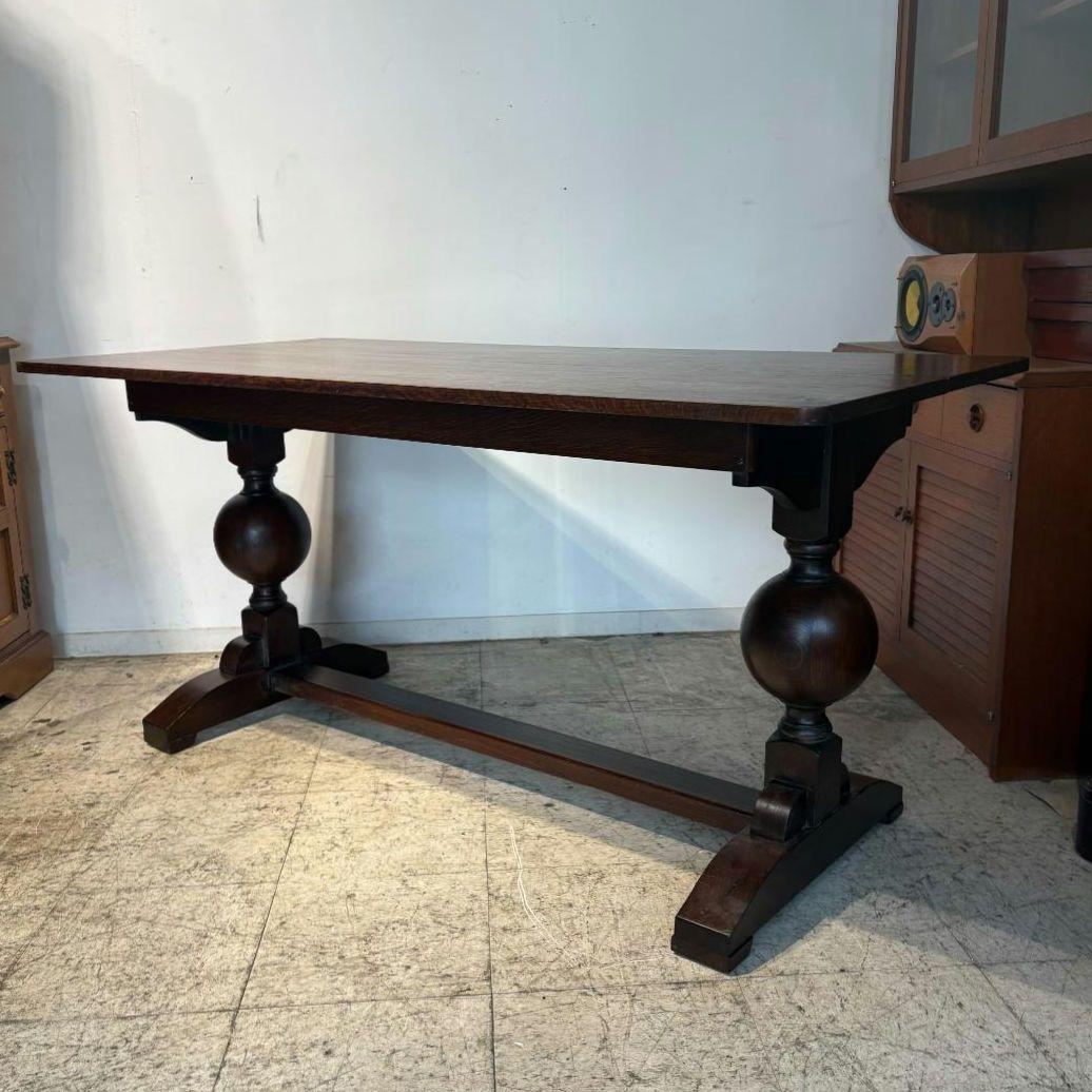 M●Ichiko送料込イギリス バルボスレッグダイニングテーブル