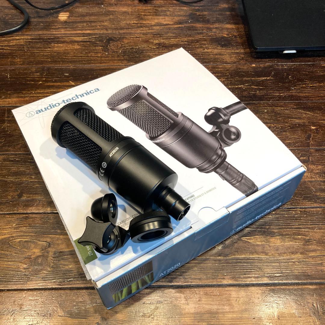 audio-technica AT2020　コンデンサマイク　美品