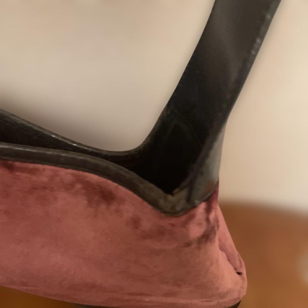 レア 希少 GUCCI グッチ ジャッキーバッグ バッグ ピンク ベロア レザー