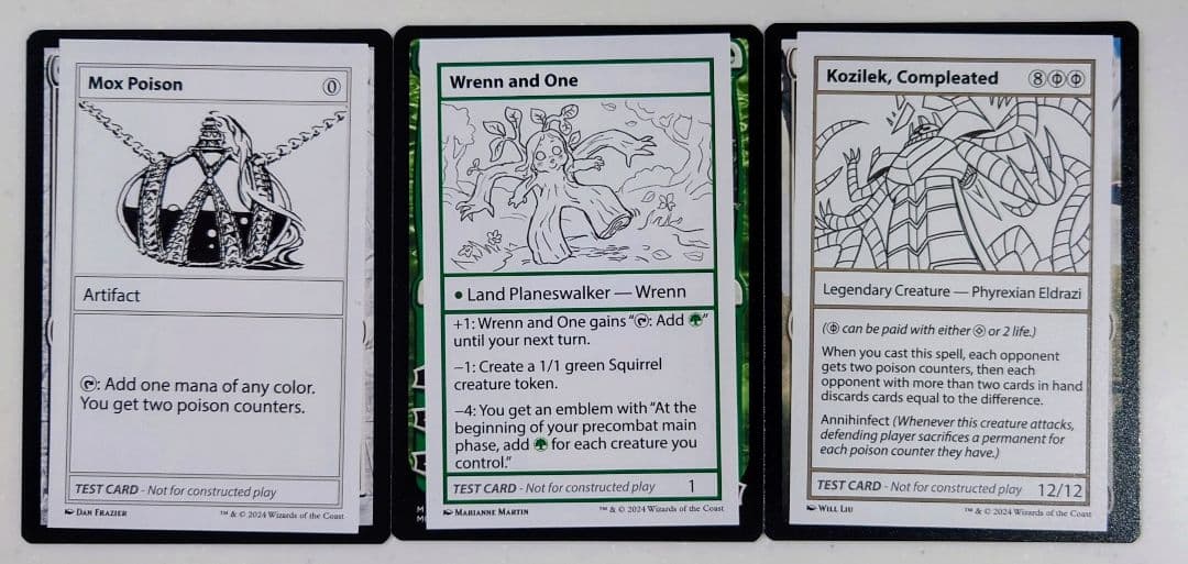 MTG ミステリーブースター2　テストカードまとめ売り24枚