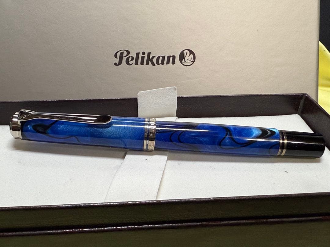 限定品　ペリカン万年筆　スーべレーン　M805 EF ブルーデューン