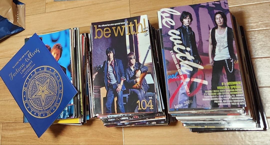 B'z　会報　bewith 　( v^-゜)♪