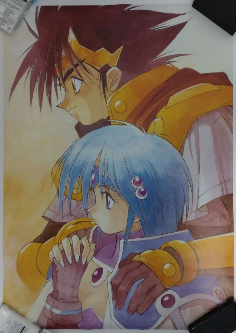 覇王大系リューナイト　/　アデュー・レジェンド　非売品ポスター　ラジオドラマ