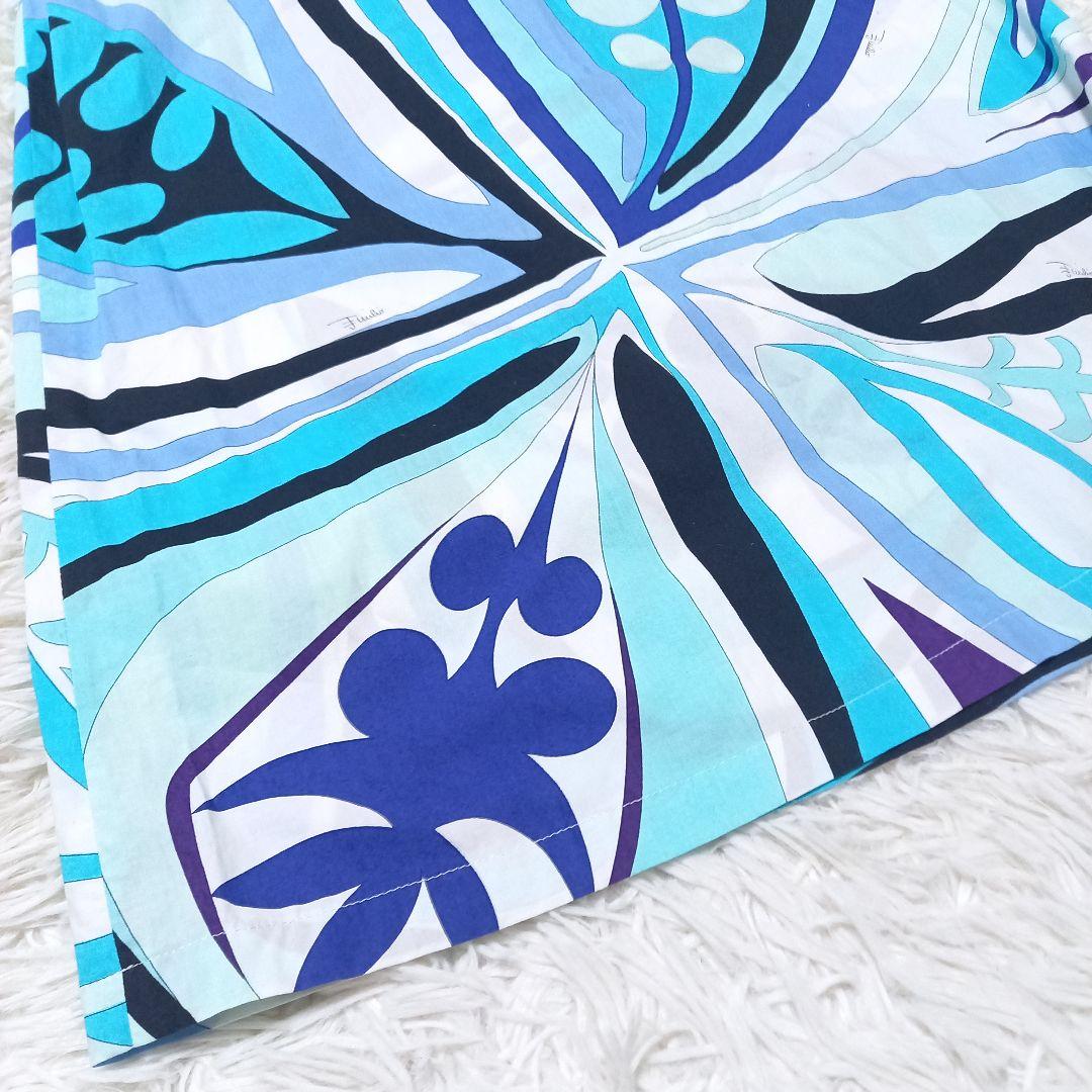 エミリオプッチ　スカート　コットン　プッチ柄　花柄　リゾート　夏　マルチカラー