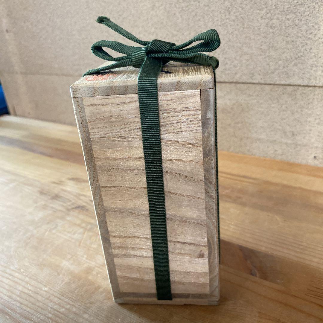 [茶道具]有祥作　鎗之鞘茶入(共箱) ○