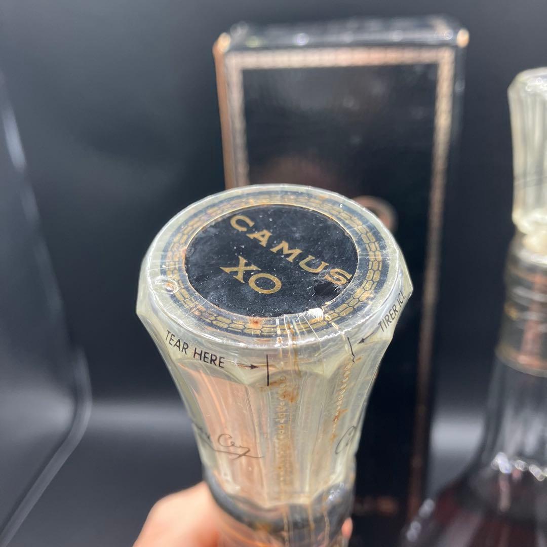 【未開栓2点】 CAMUS XO カミュ コニャック ロングネックボトル 箱付き