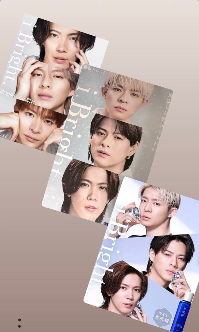 number.i KOSÉ 雪肌精 ポスター B2／3種類セット