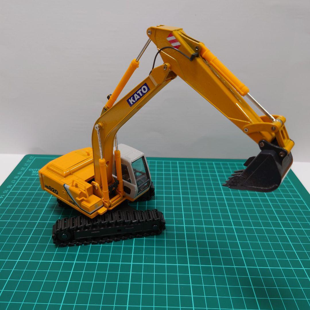 加藤　ショベルカー　建機　レトロ　ミニチュア　パワーショベル　Toy Car