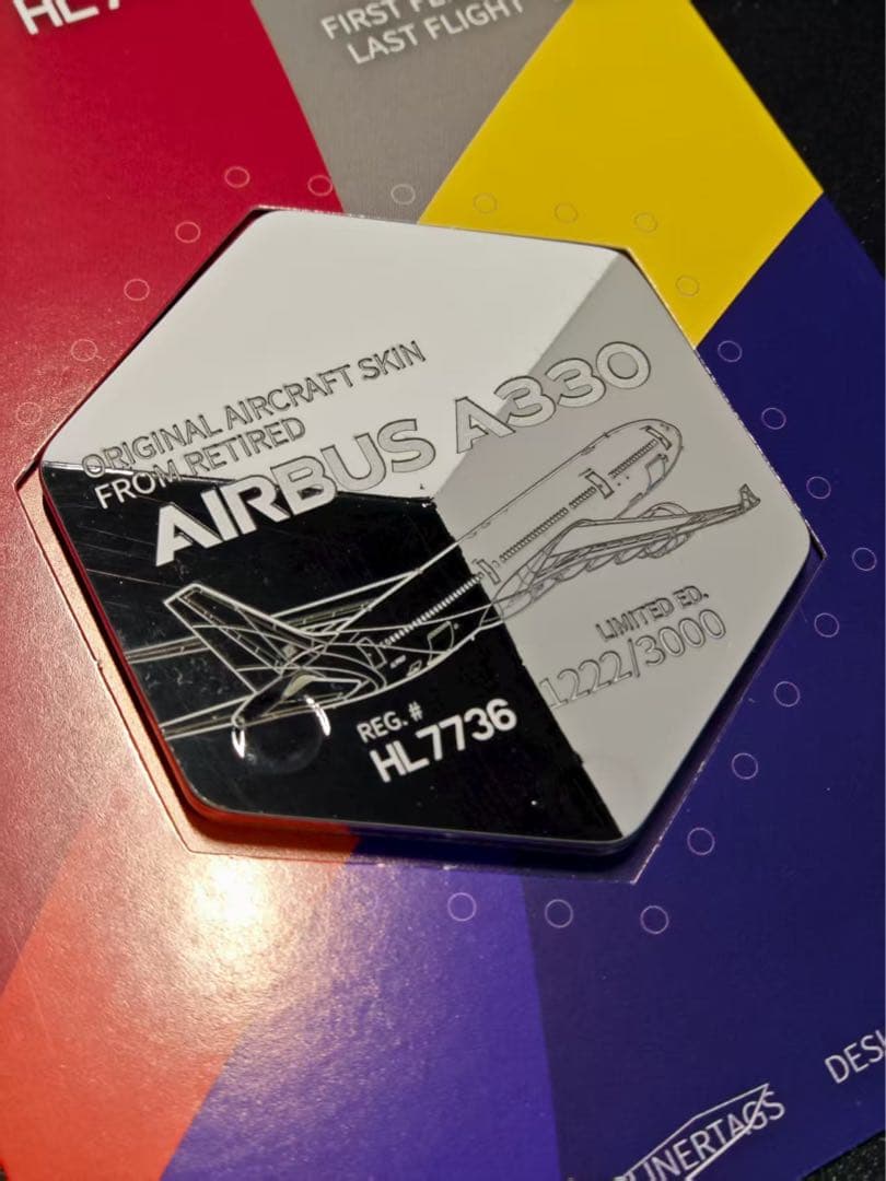 アシアナ航空 A330 Airlinertags スターアライアンス 立体感3色