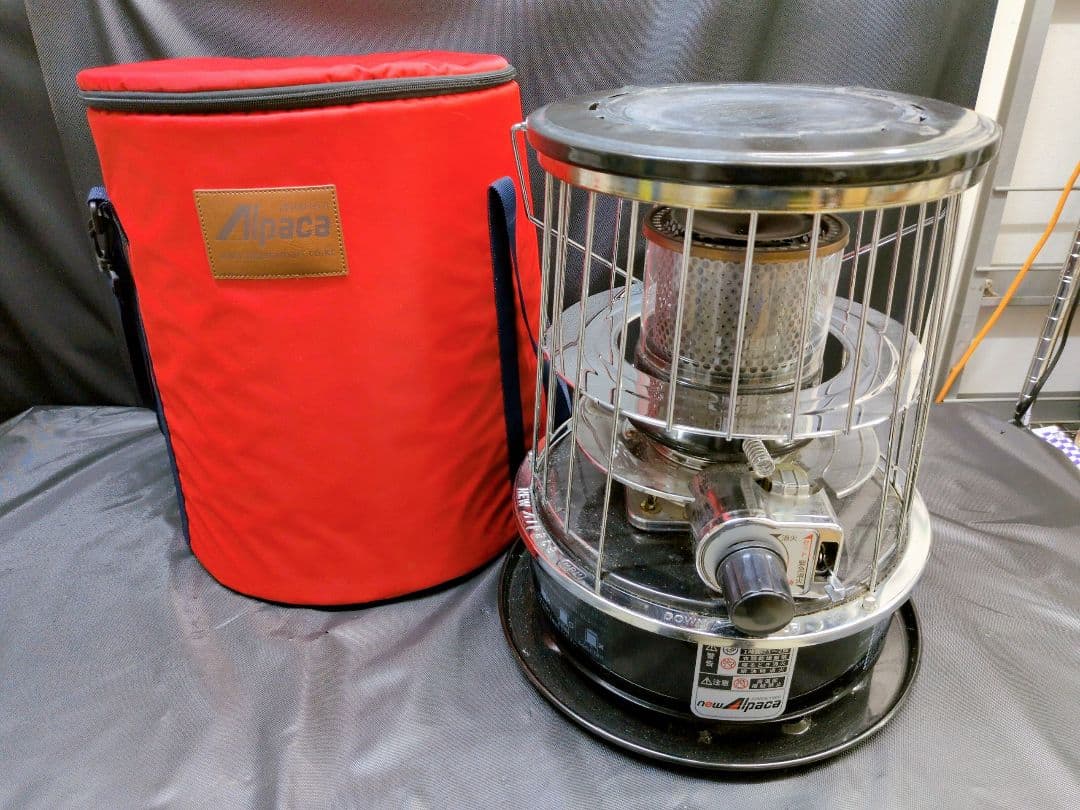 NEWアルパカ 自然対流形ストーブ TS-77JS-C ケース付き　M2845