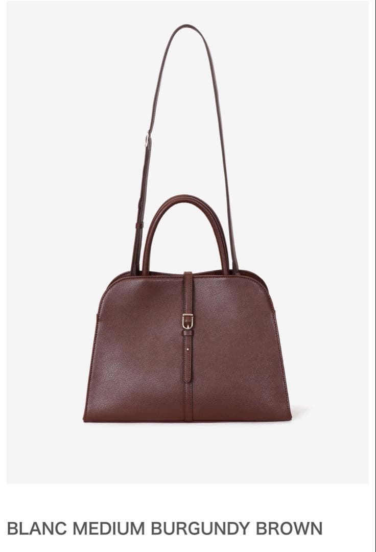 【未使用】MONOROW BLANC MEDIUM BURGUNDY BROWN