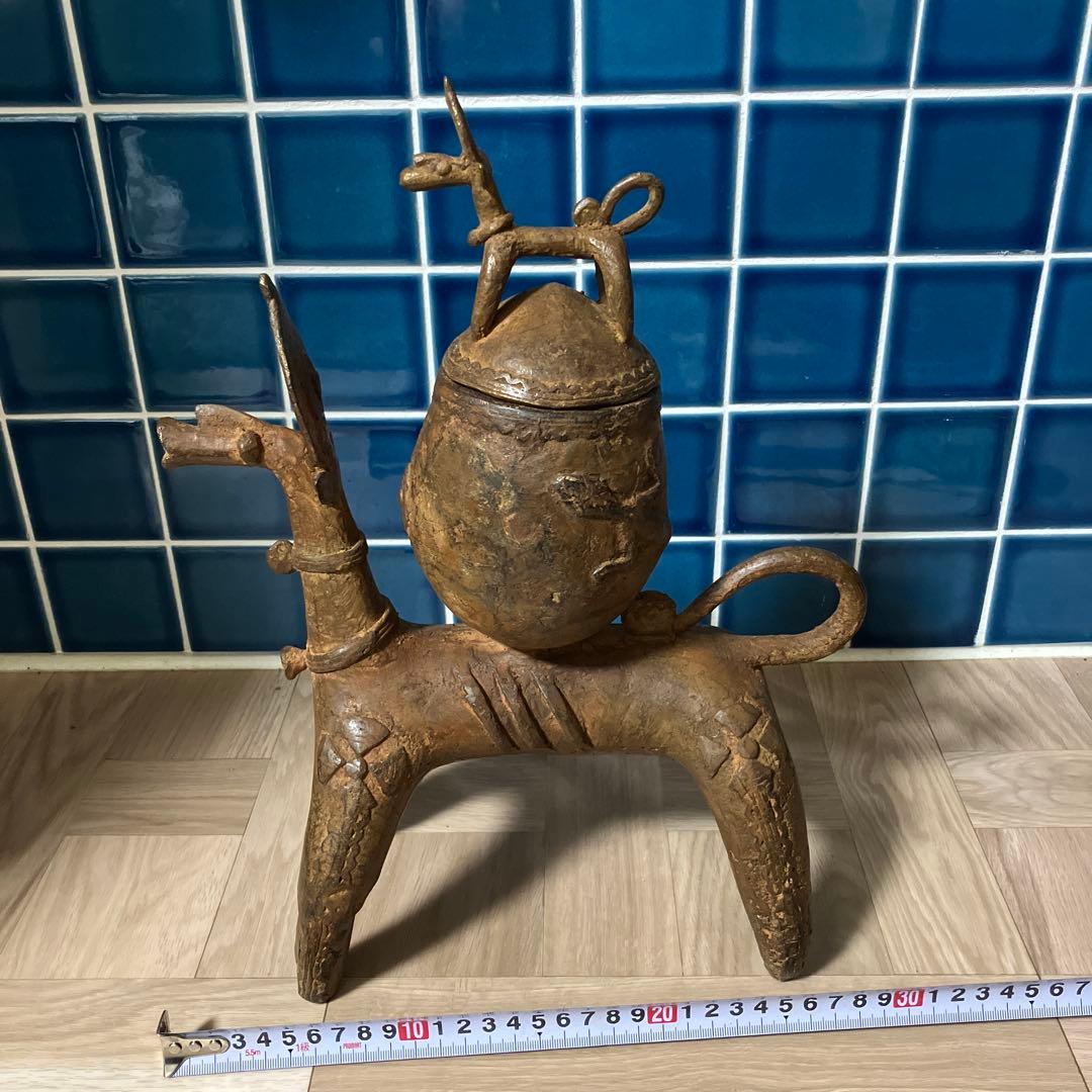 マリ共和国　ドゴン族　金属製オブジェ