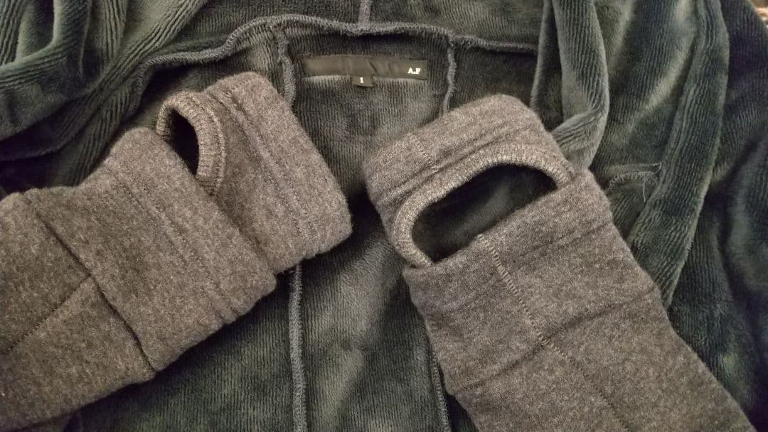 A.F ARTEFACT/フリースロングパーカー