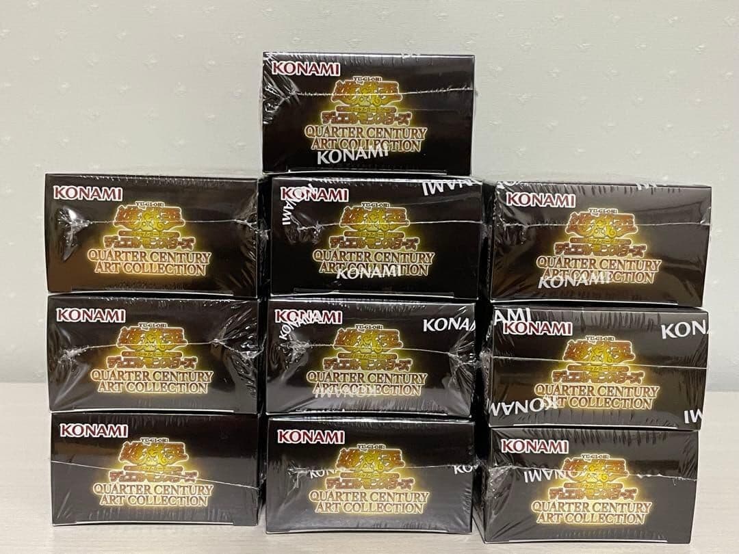 遊戯王 クォーターセンチュリーアートコレクション 10BOXシュリンク付