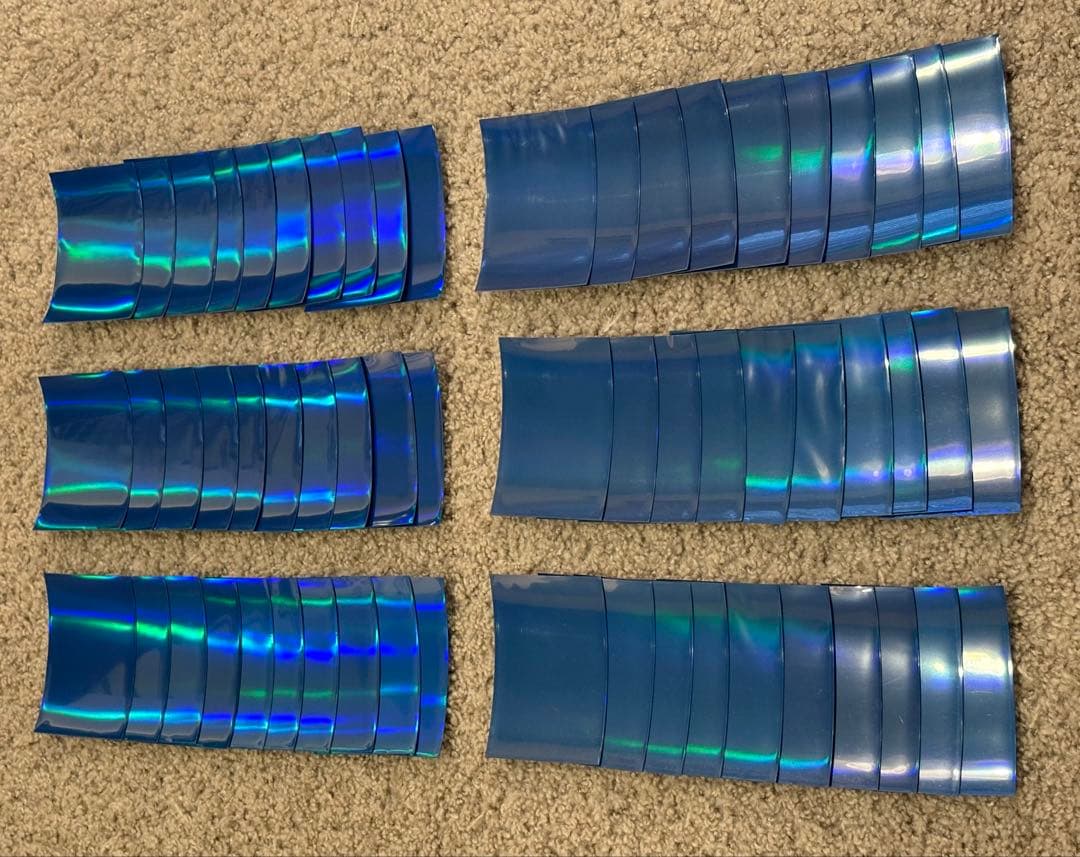 遊戯王 スリーブ 初期 ロゴ 青 ブルー 機械の叛乱 73枚