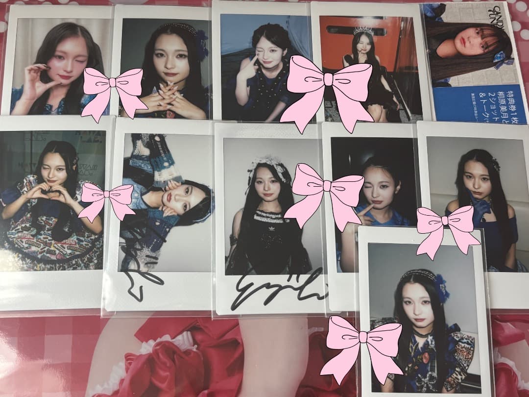 桐原美月 サイン チェキ セット