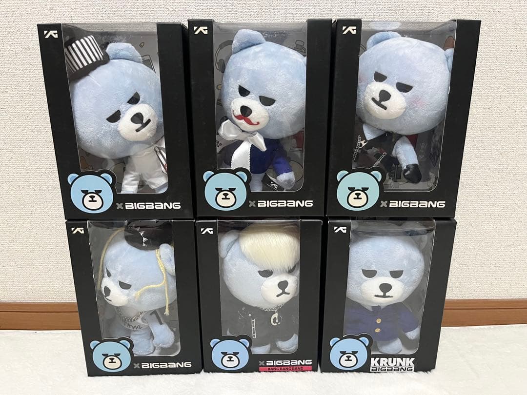 【希少】BIGBANG KRUNK ぬいぐるみ　6体セット
