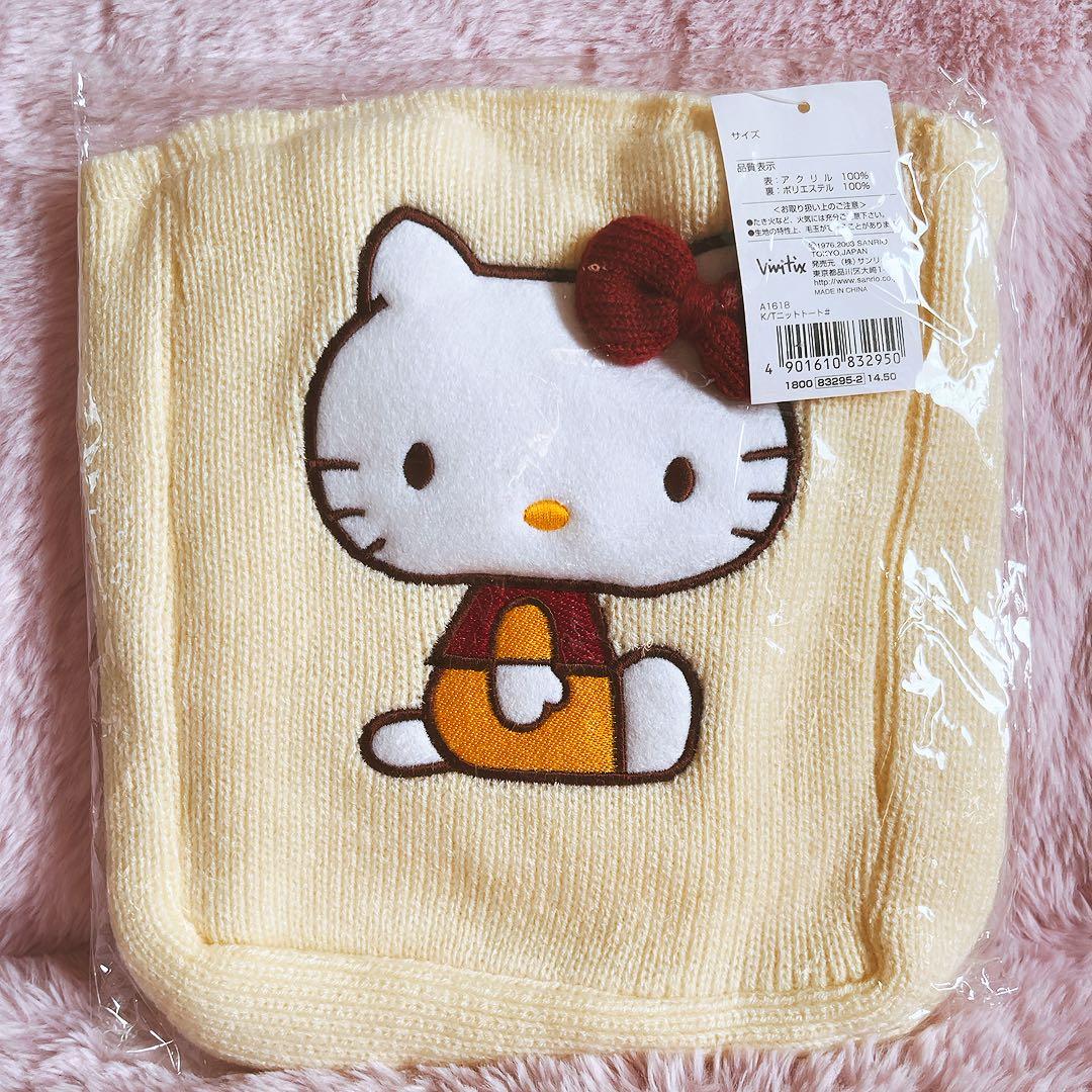 希少レア　ハローキティ　ニットトート　vivitex レトロ　サンリオ　2003