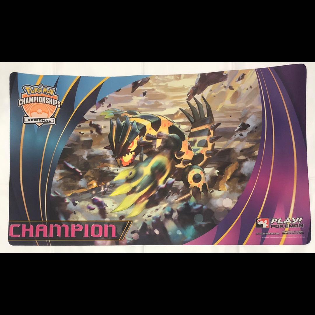 ポケモンカード プレイマット champion ゲンシグラードン 英語版 海外