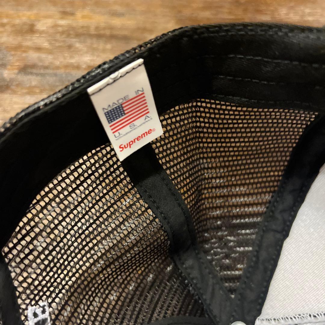 シュプリームブラックメッシュキャップ