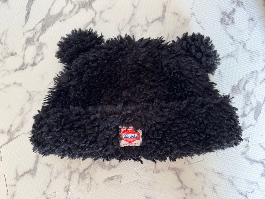 BASICKS/ベイシックス Bear Beanie ブラック　M