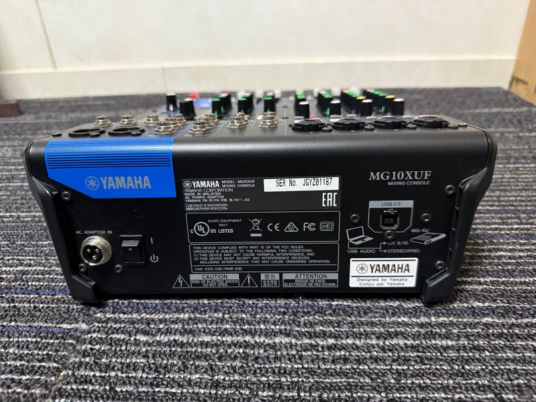 YAMAHA MG10XUF アナログミキサー