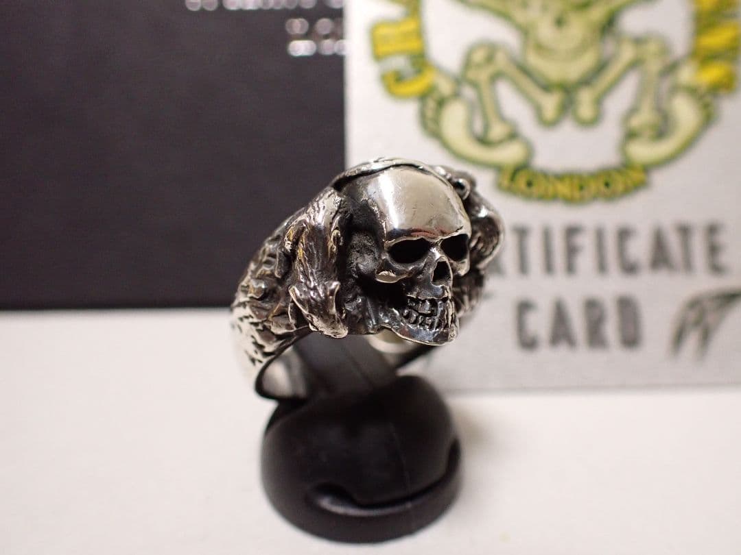 【普通のUSED】クレイジーピッグ レストインピース リング