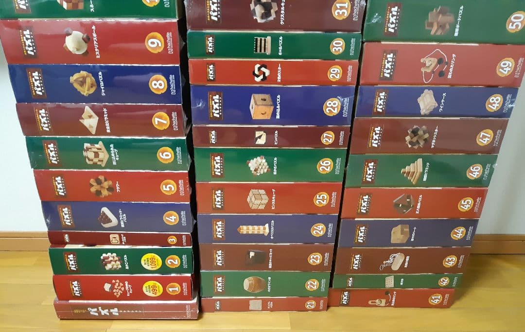 hachette アシェット　パズルコレクション　60個　セット