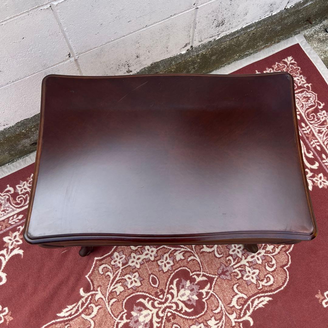 maruni マルニ家具◾️猫脚デザイン 木製サイドテーブル コーヒーテーブル