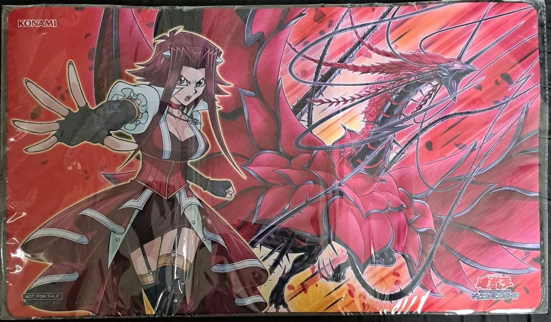 十六夜アキ TSUTAYAトーナメント プレイマット ブラックローズドラゴン