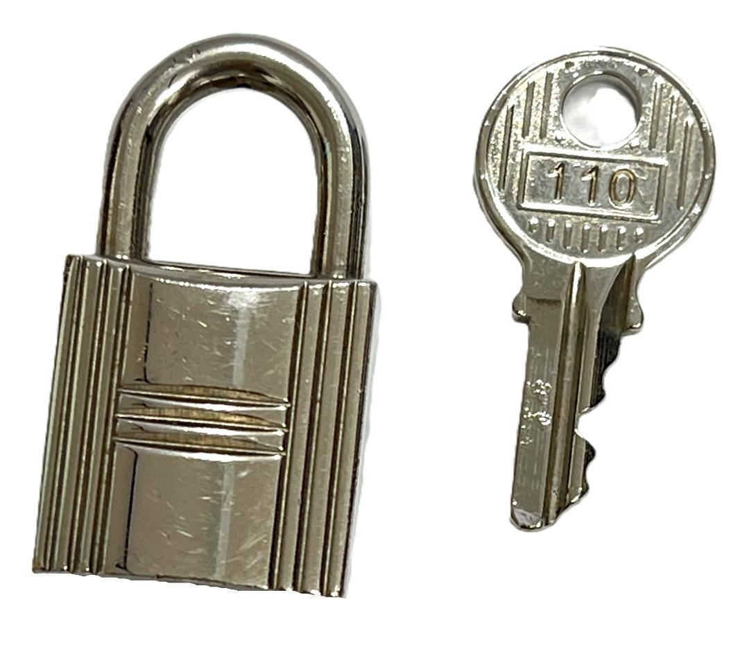 エルメス カデナ＆キー パドロック No.110 SV 中古品 (100085)