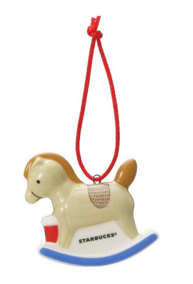 限定 スタバ オーナメント セット 東京 レッド ゴールド カップ ホース