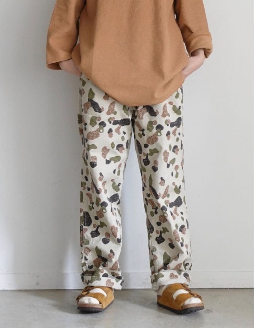 ichi Antiquites CAMO Chino Pants イチ カモフラ