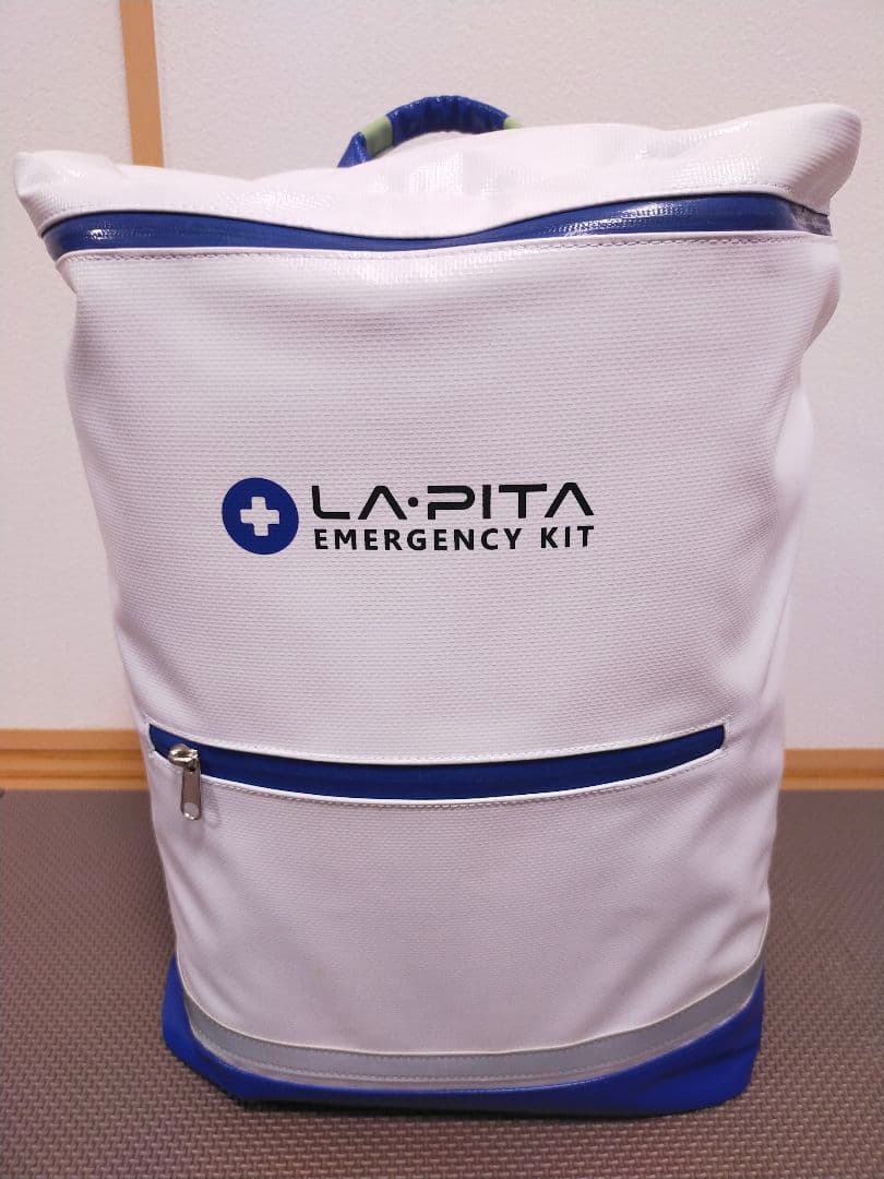 ラピタ LA・PITA 防災リュック 非常持ち出し袋 24L 青・赤セット