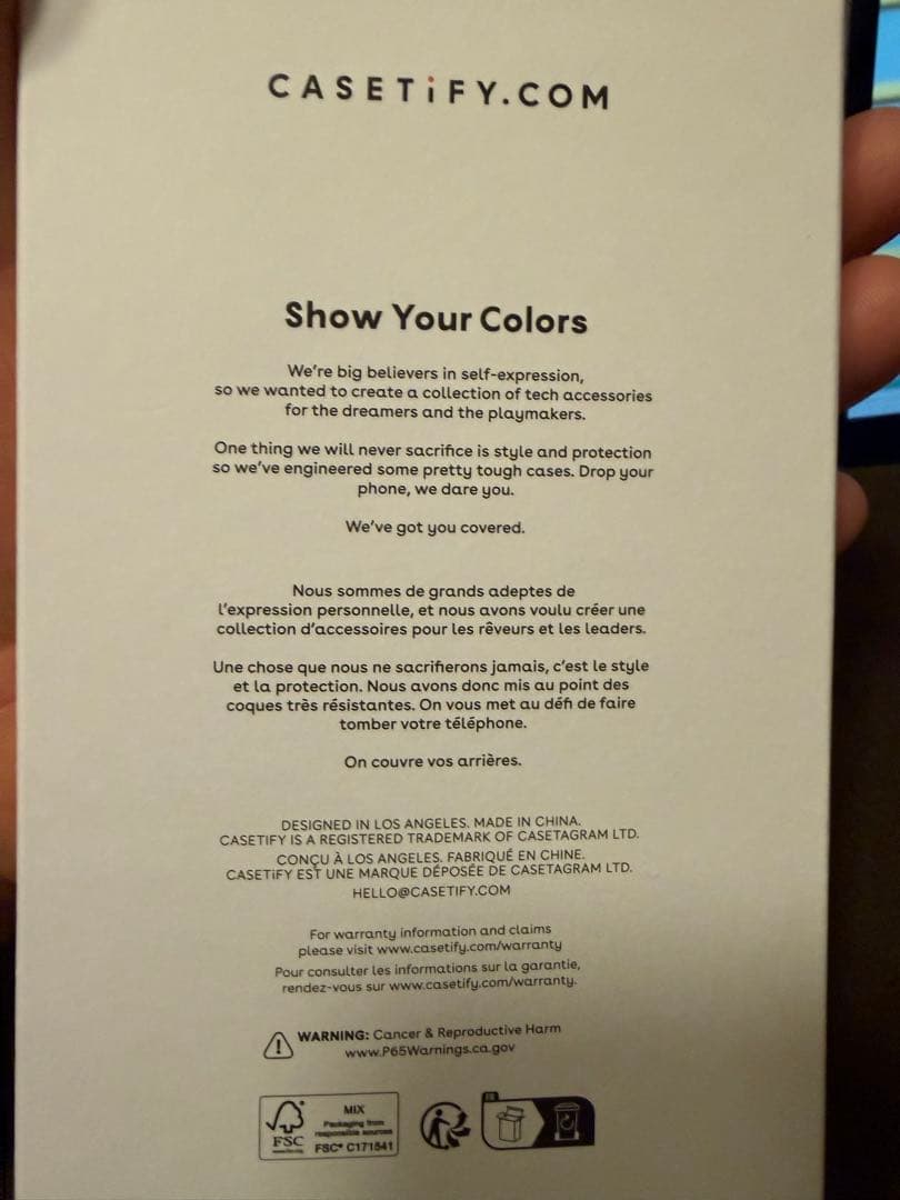 CASETiFY ブラック iPhone16promax fragment