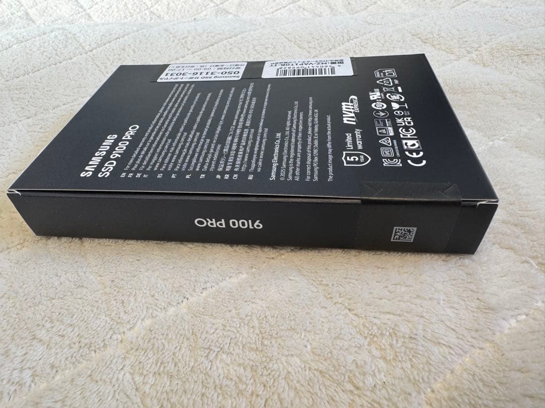 内蔵型SSD Samsung 9100 PRO 1TB SSD